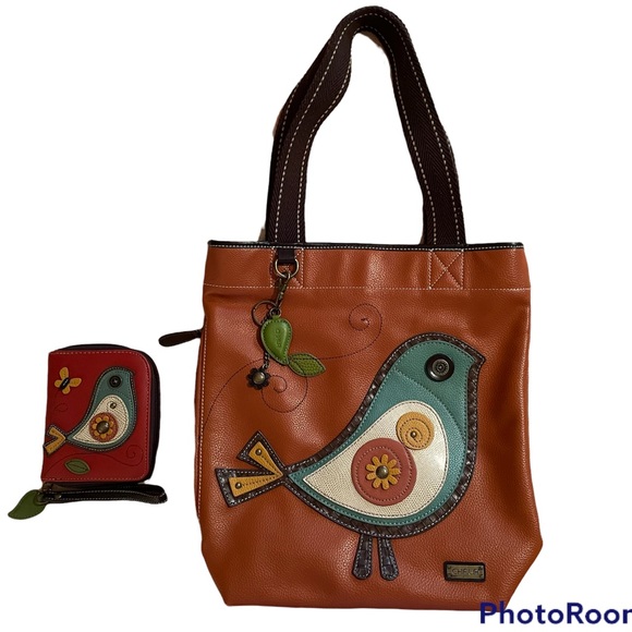 Chala Handbags - Chala Tote Bag & Wallet Bluebird